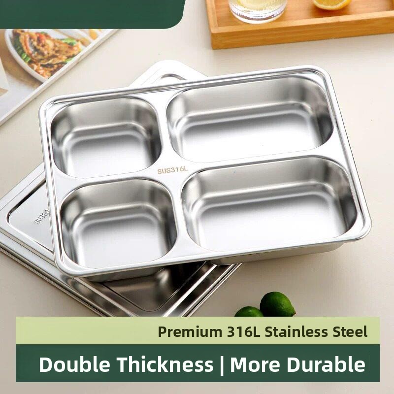 Stainless Steel Compartmentali – Stainless Lunch Box Bewertung und Preis