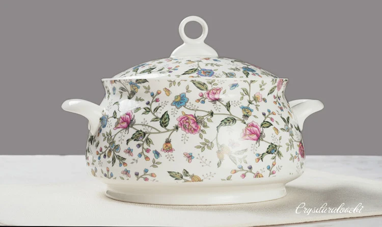9 Inch, Bone China Tureen for  – Food Storage Of Plants Bewertung und Preis