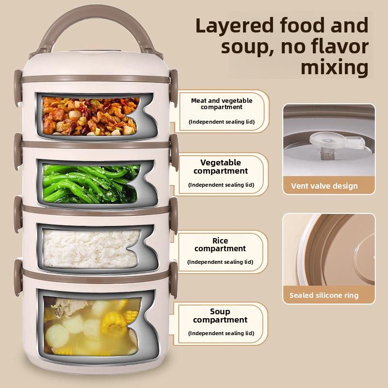 Portable Large Capacity Insula – Stainless Lunch Box Bewertung und Preis