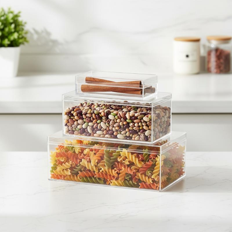 Thickened Rectangular Acrylic  – Food Storage Of Plants Bewertung und Preis