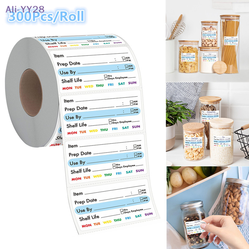 【YY28】300Pcs/Roll Kitchen Food – Food Storage Expiration Dates Bewertung und Preis