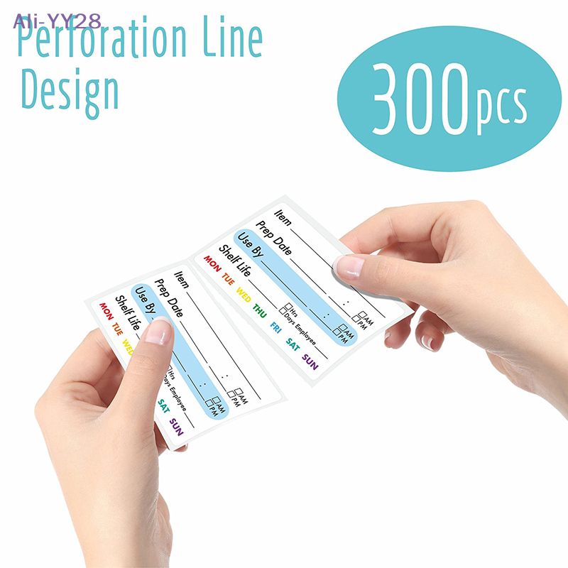 【YY28】300Pcs/Roll Kitchen Food – Food Storage Expiration Dates Bewertung und Preis