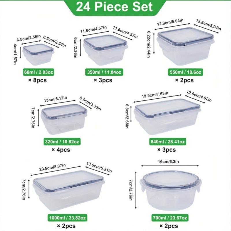 48PCS BPA-Free Food Storage Se – Food Storage Ideas Bewertung und Preis