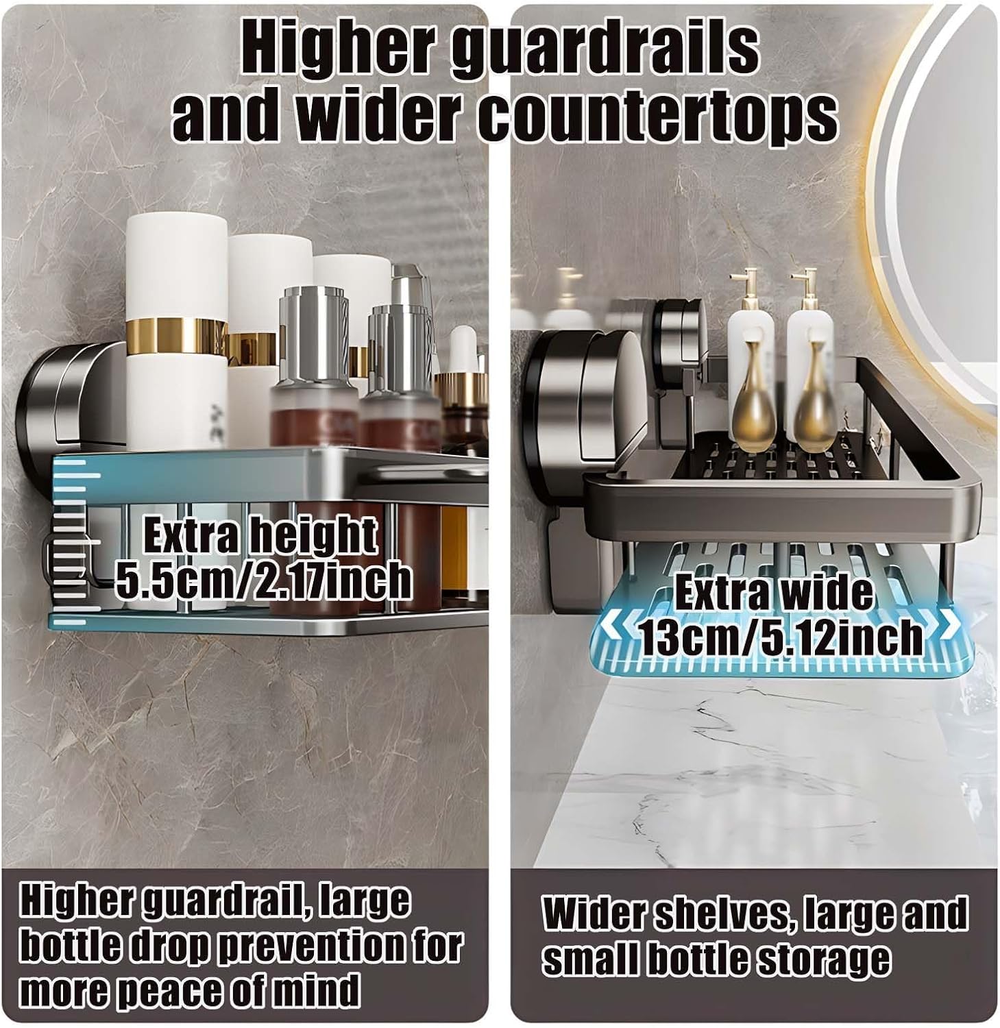 Bathroom Suction Cup Storage R – Food Storage Shelving Bewertung und Preis
