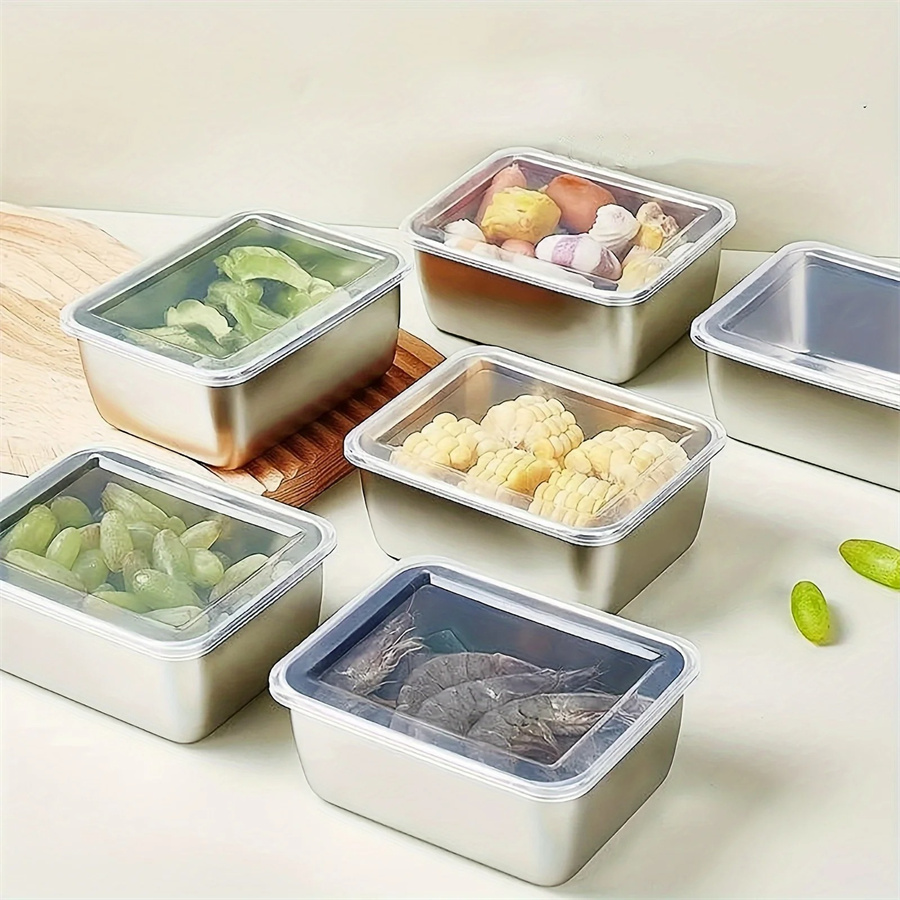 1/3/5pcs Stainless Steel Food  – Stainless Lunch Box Bewertung und Preis