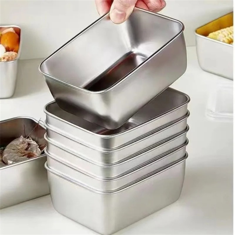 1/3/5pcs Stainless Steel Food  – Stainless Lunch Box Bewertung und Preis