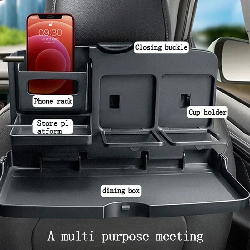 Car Back Seat Foldable Dining  – Food Storage On Table Bewertung und Preis