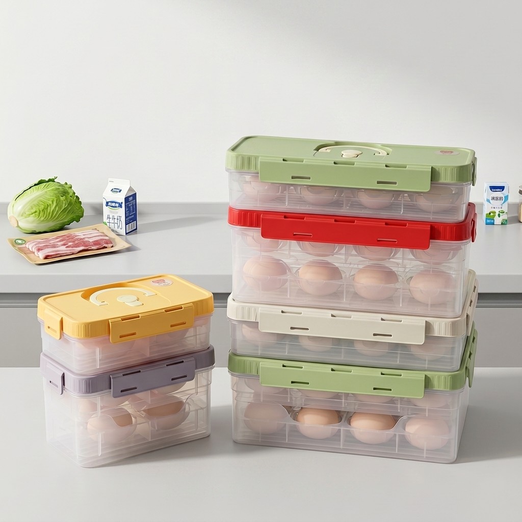 Stackable Egg Storage Box Refr – Food Storage Refrigerator Bewertung und Preis