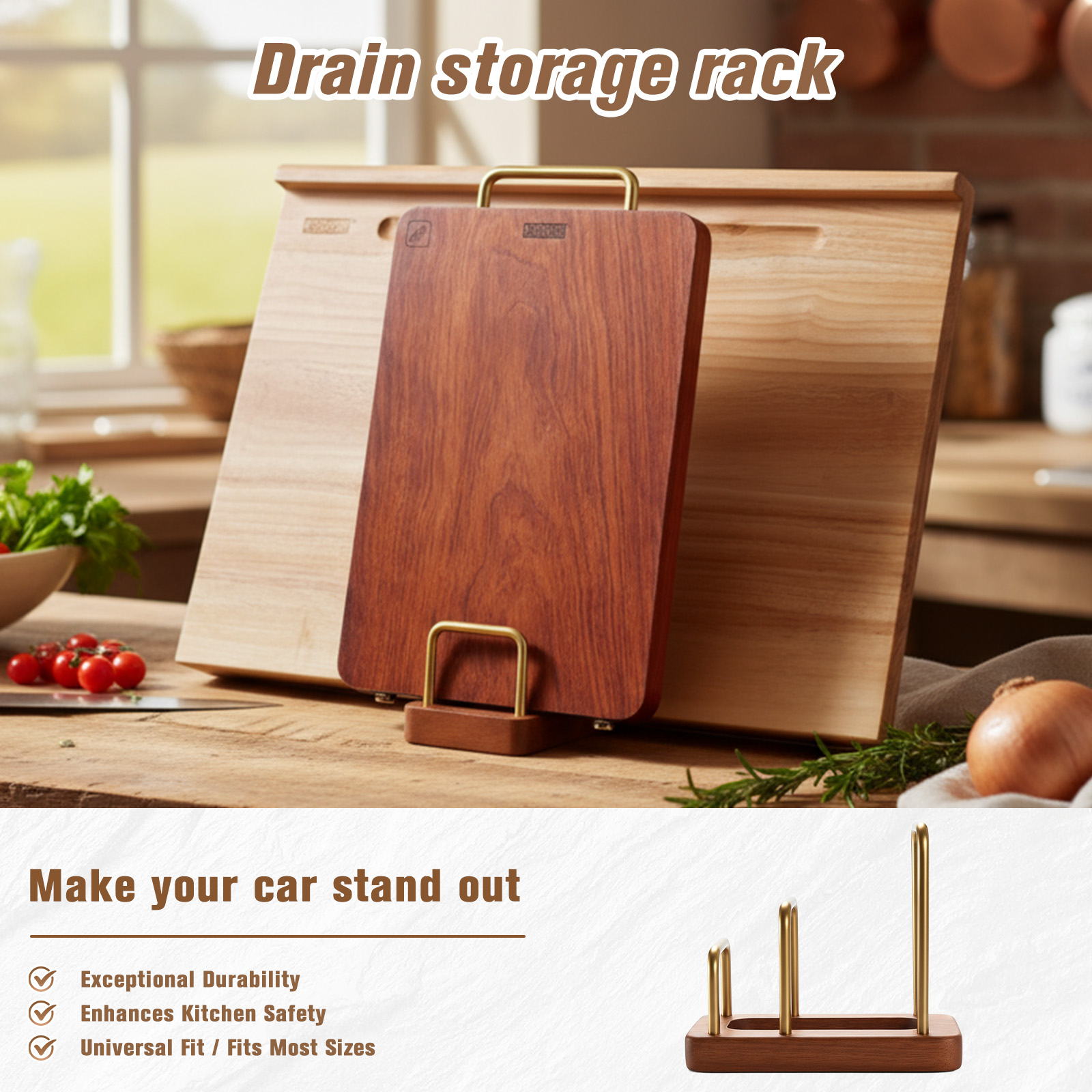 Solid Wood Plate Rack Multi La – Food Storage Home Bewertung und Preis