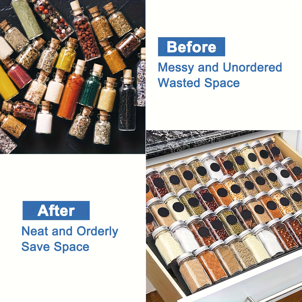 6pcs Expandable Spice Drawer O – Food Storage Shelving Bewertung und Preis