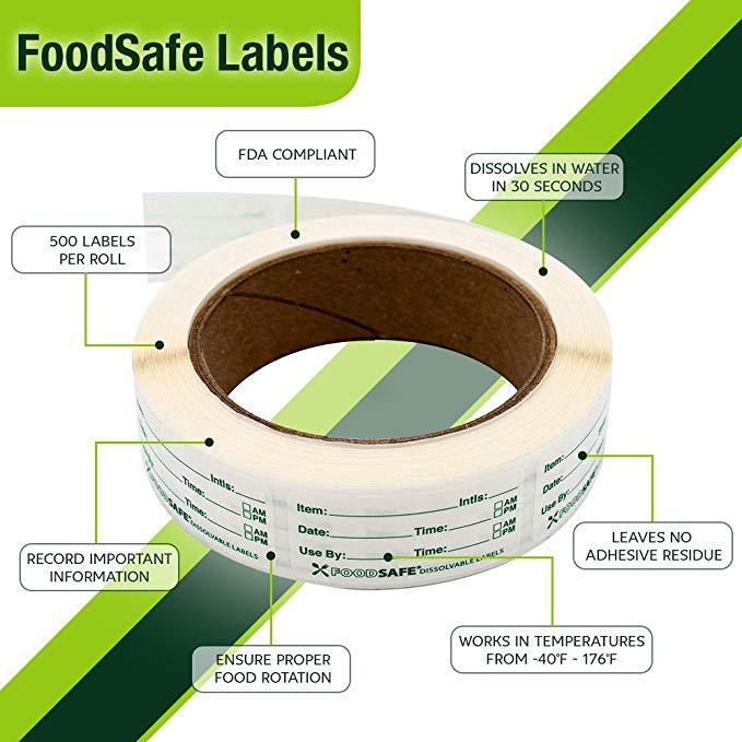 250pcs Food Labels for Contain – Food Storage Expiration Dates Bewertung und Preis