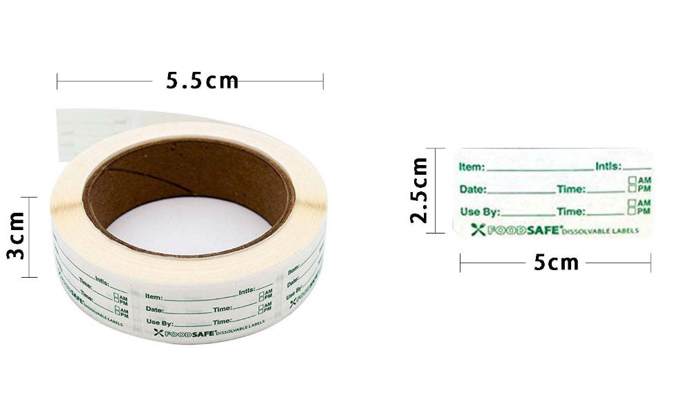 250pcs Food Labels for Contain – Food Storage Expiration Dates Bewertung und Preis