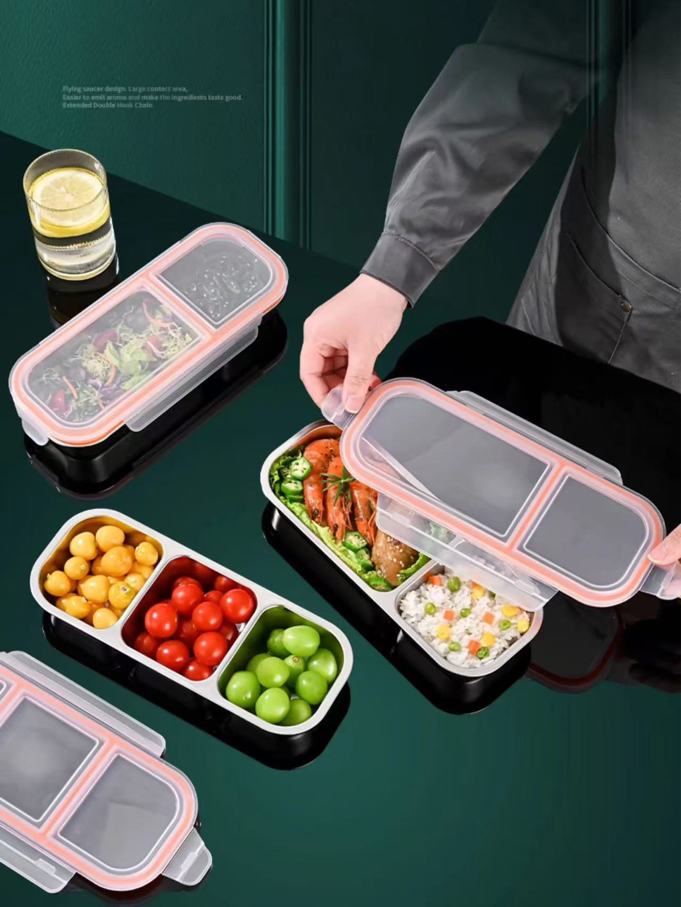 304 Stainless Steel Mini Compa – Stainless Lunch Box Bewertung und Preis